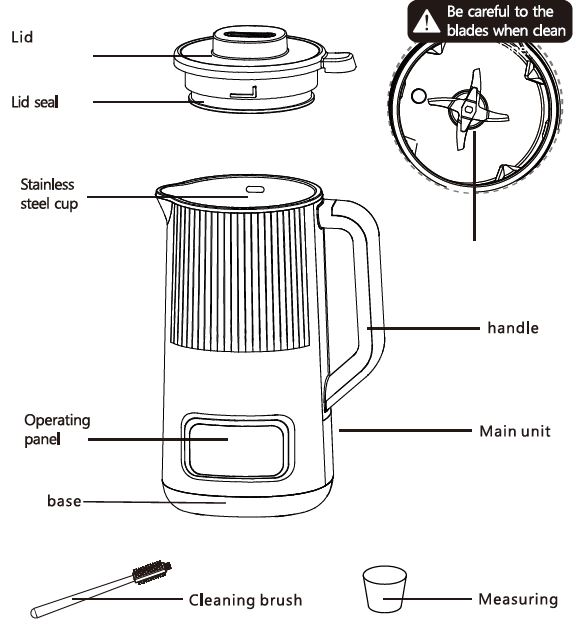 KC-6106B-Automatic-Nut-Milk-Maker-fig-1