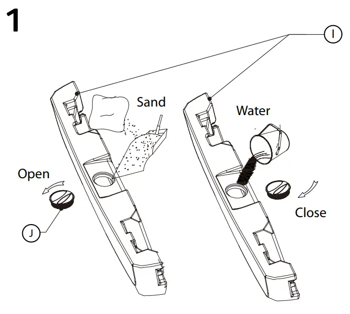 KETTLER PLD33 3 3m LED Free Arm Parasol - fig1