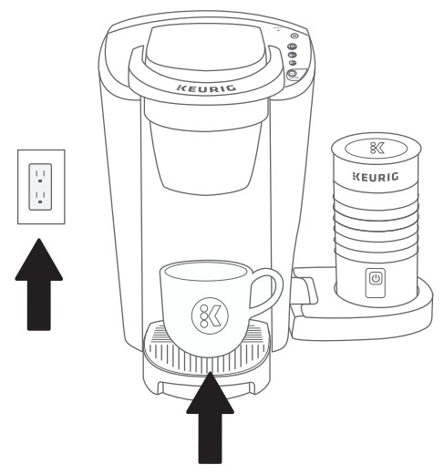 KEURIG K.Latte Serve Coffee and Latte Maker - assembly 1