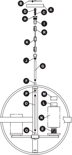 KICHLER 34822A 4 Light Pendant-fig1