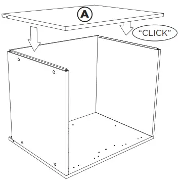 KITCHEN KIT DOCU0033B Single Base Cabinet - Assembly4