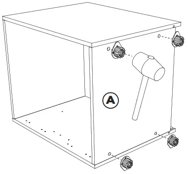 KITCHEN KIT DOCU0033B Single Base Cabinet - Assembly6