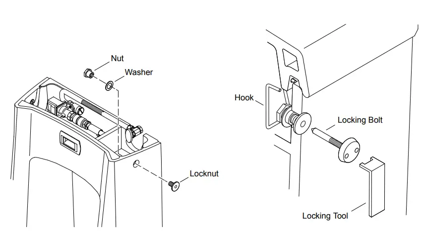KOHLER 1529822-2-B Touchless Washout Urinal - Locks