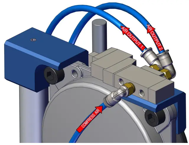 KOLVER LINAR2 Folding and Linear Positioning Arms with Autoadvance Kit - balancer1