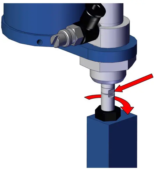 KOLVER LINAR2 Folding and Linear Positioning Arms with Autoadvance Kit - bracket1
