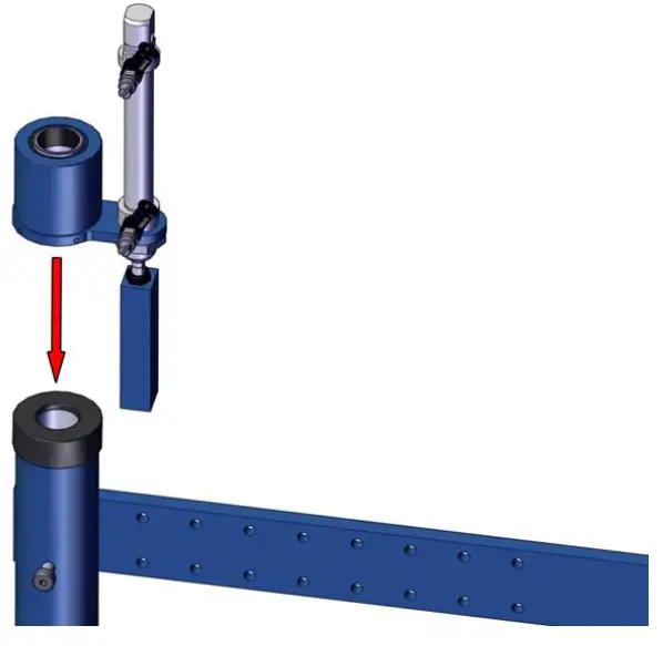 KOLVER LINAR2 Folding and Linear Positioning Arms with Autoadvance Kit - bracket3