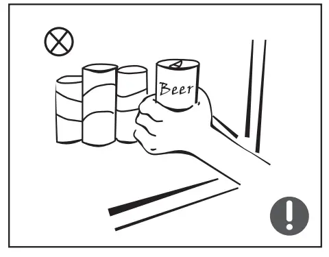 KON AR H4845BM Refrigerator - bottled