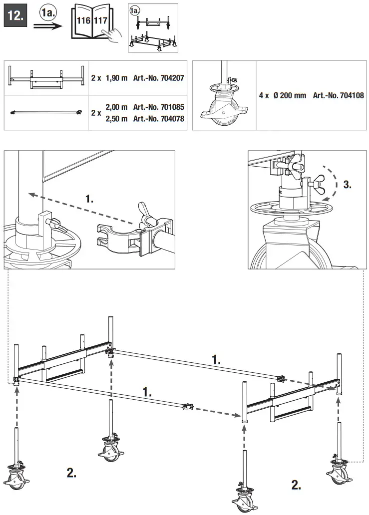 KRAUSE S100 Mobile Scaffold Tower - Figure 20