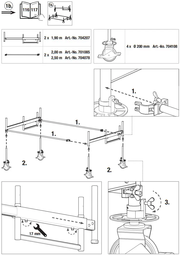 KRAUSE S100 Mobile Scaffold Tower - Figure 21