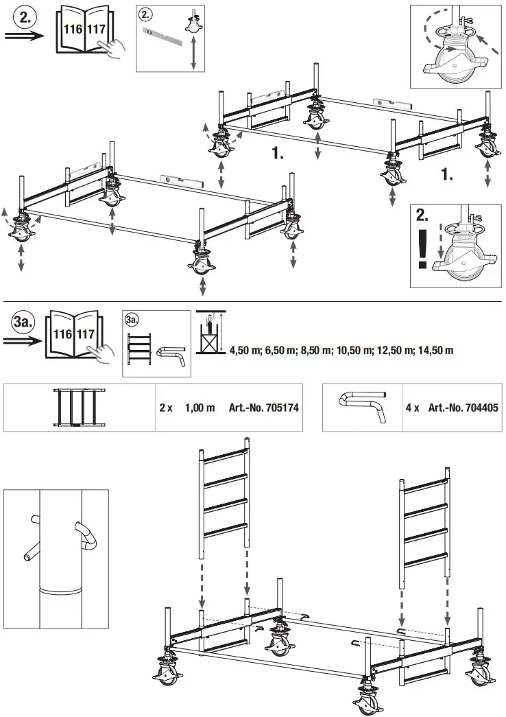 KRAUSE S100 Mobile Scaffold Tower - Figure 22