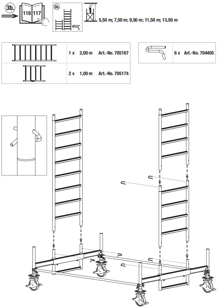 KRAUSE S100 Mobile Scaffold Tower - Figure 23