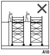 KRAUSE S100 Mobile Scaffold Tower - Symbol 10