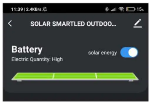 KSIX BXOUTL4S SmartLED Outdoor Solar Spotlight - Control