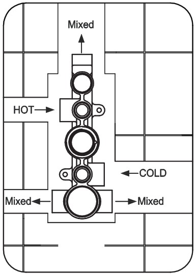 KW Bathrooms Thermostatic Concealed Shower Valve Round 3 Knob 3 Way - Installations 1
