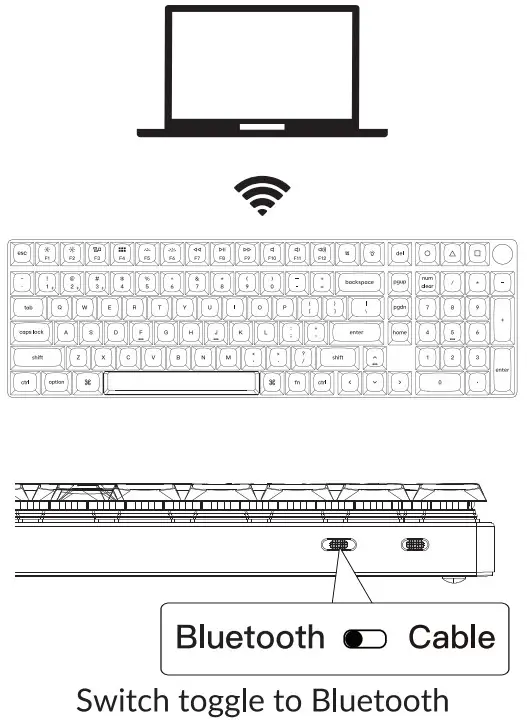 Keychron K17 Pro Low Profile Custom Wireless Mechanical Keyboard - parts2