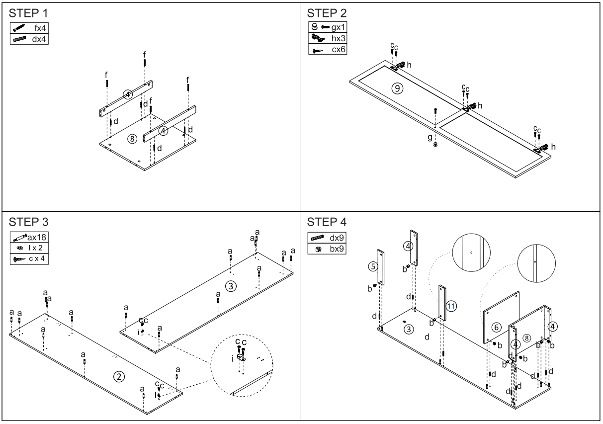 Kmart 43229161 Hamptons Wardrobe 1 Door Hanging Rail - Figure3
