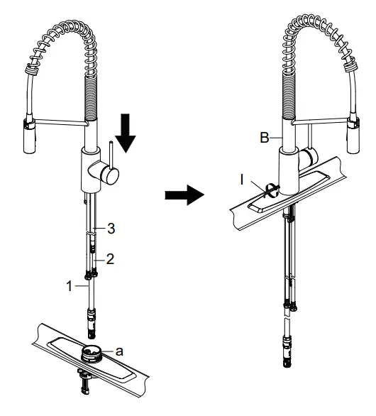 Kraus KPF-2631 Single Handle Commercial Style Kitchen Faucet - faucet