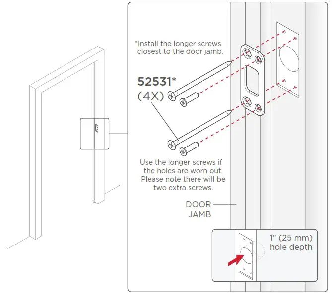 Kwikset 52436 001 SmartCode 260 Keyless Electronic Keypad Deadbolt - Installation 4