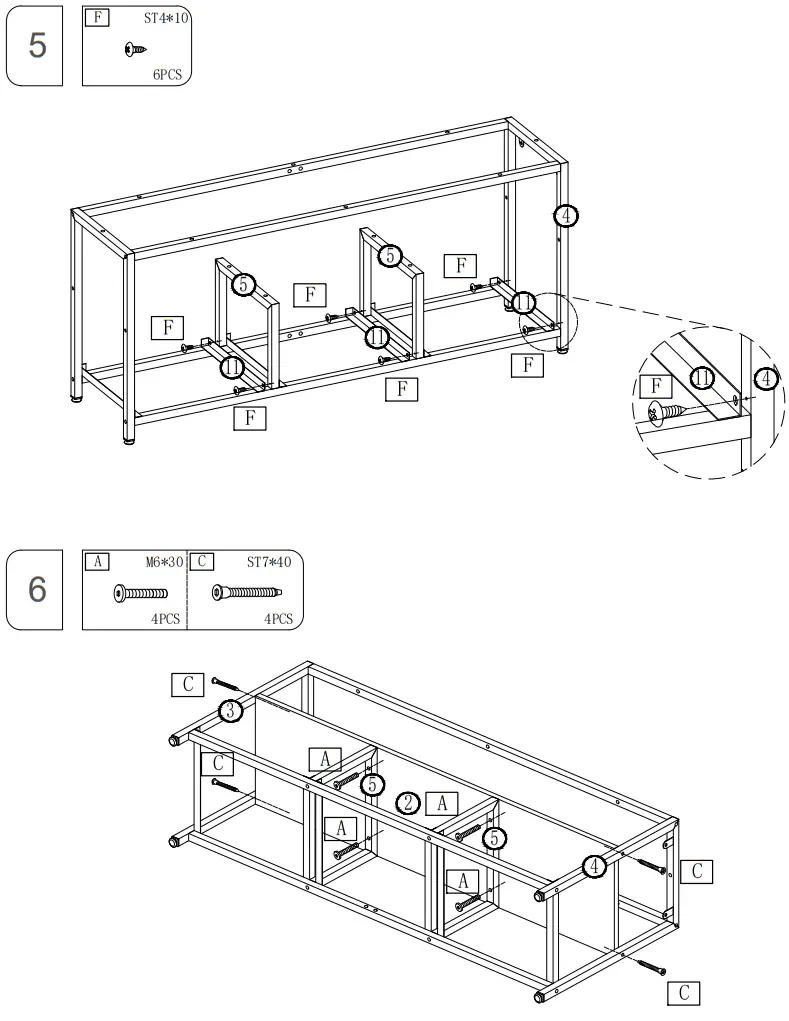 LED LIGHT LED DMX 00 XXXX Rolanstar TV Stand - app11