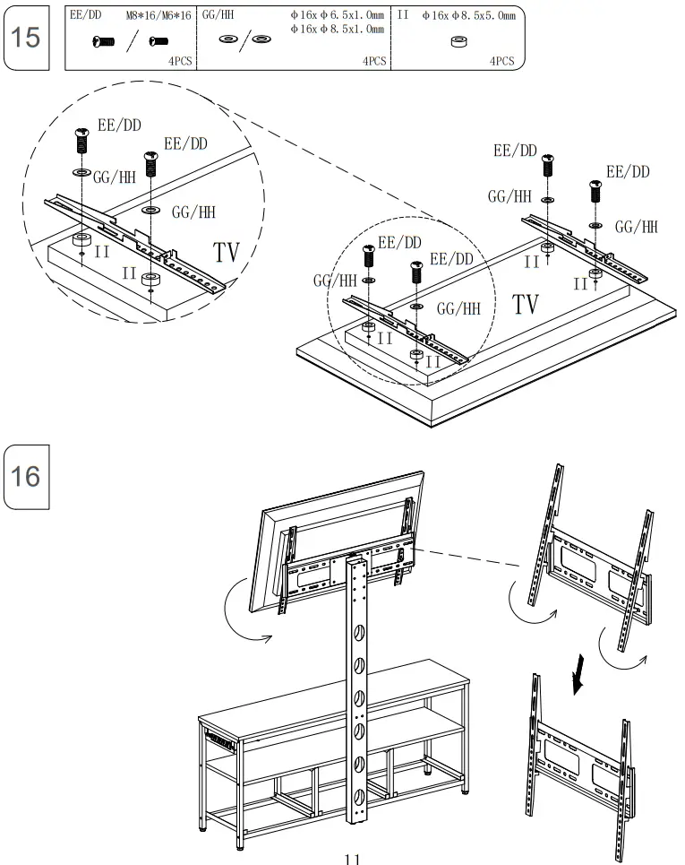 LED LIGHT LED DMX 00 XXXX Rolanstar TV Stand - app16