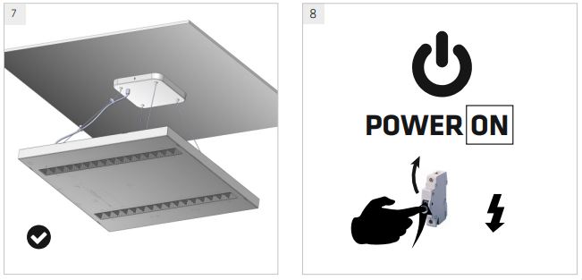 LENA LIGHTING Terra 2 LED Recessed Square LED Luminaire with High Total Luminous Flux-FIG 33