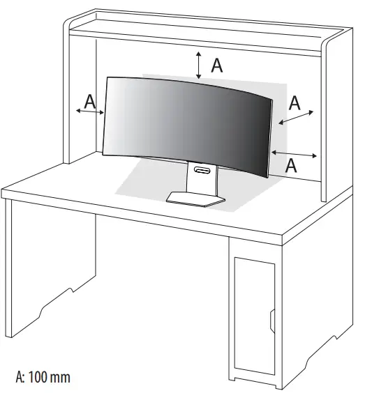 LG 39GS95QE Ultra Gear Oled - assembly 1