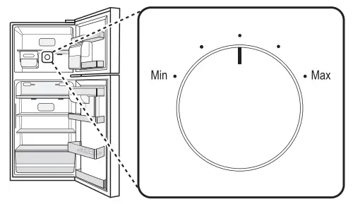 LG LT13C2000V Top Freezer Refrigerator - Temperature