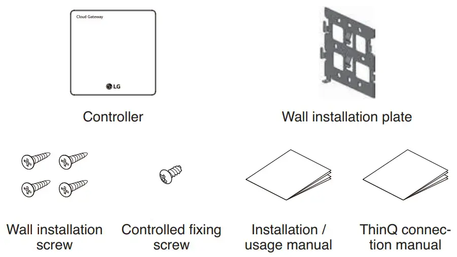 LG PWFMDB200 Cloud WiFi Gateway - Product composition