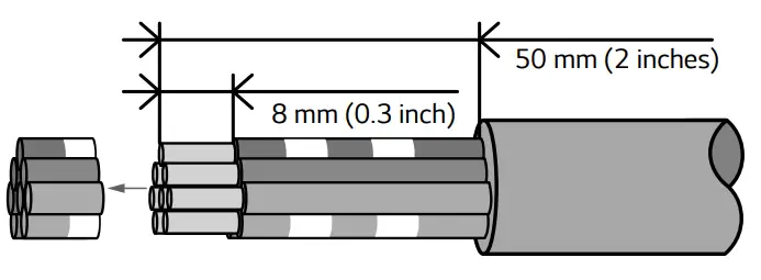 Wiring Connection Between the SE Box and Home 8