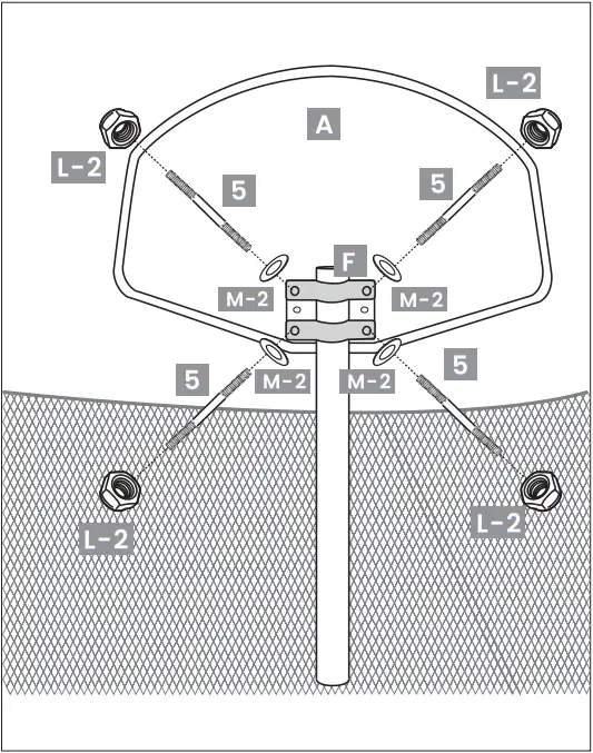 LIFESPAN KIDS Swish Trampoline Basketball Ring - d4