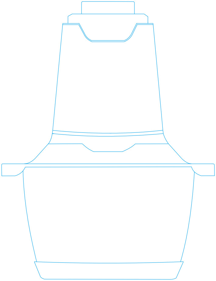 LINKChef FC 5125 Mini Chopper