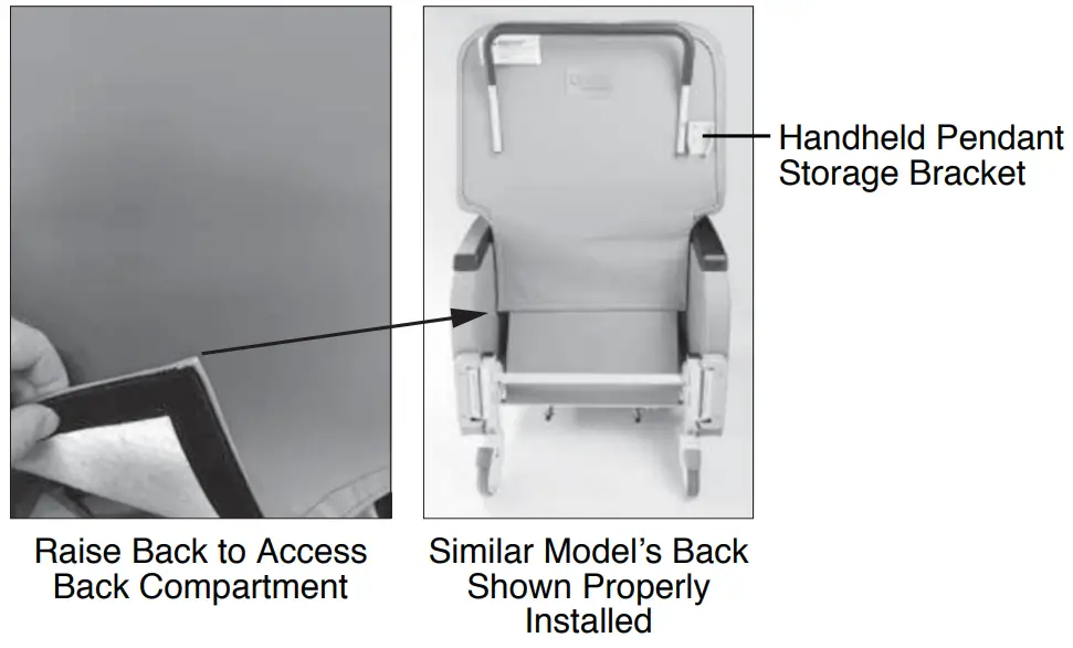 LUMEX FR566G Series Deluxe Clinical Care Recliner - Seat Connector