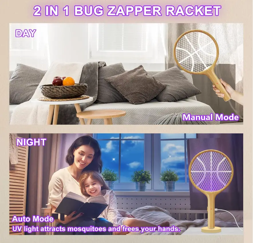 LUOJIBIE-Mosquito-Killer-2-in-1-Electronic-Fly-Zapper-FIG.1