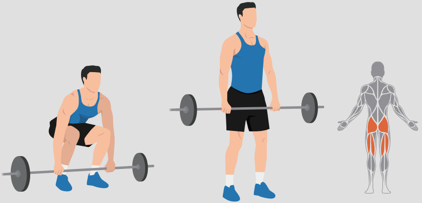 LUSPER Dumbbell Set Adjustable Weights - Barbell Deadlift