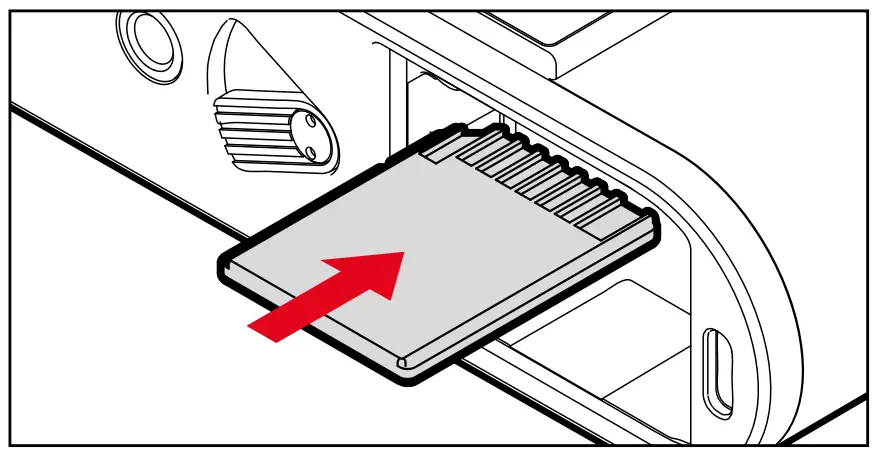 Inserting/removing The Memory Card