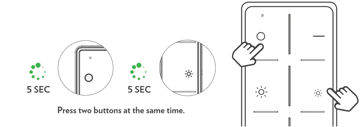 LeonLite NebulaBeam 4 Heads Spot Lights -Button 2