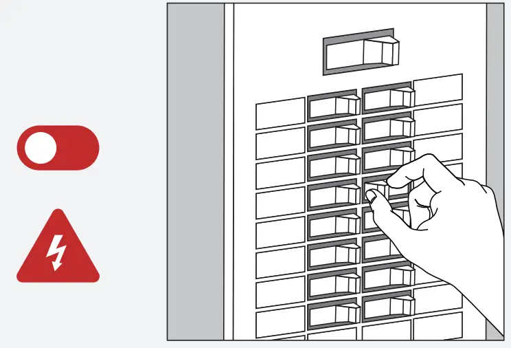 LeonLite NebulaBeam 4 Heads Spot Lights - Power switch