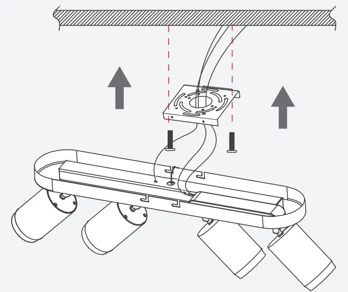 LeonLite NebulaBeam 4 Heads Spot Lights - Power switch2