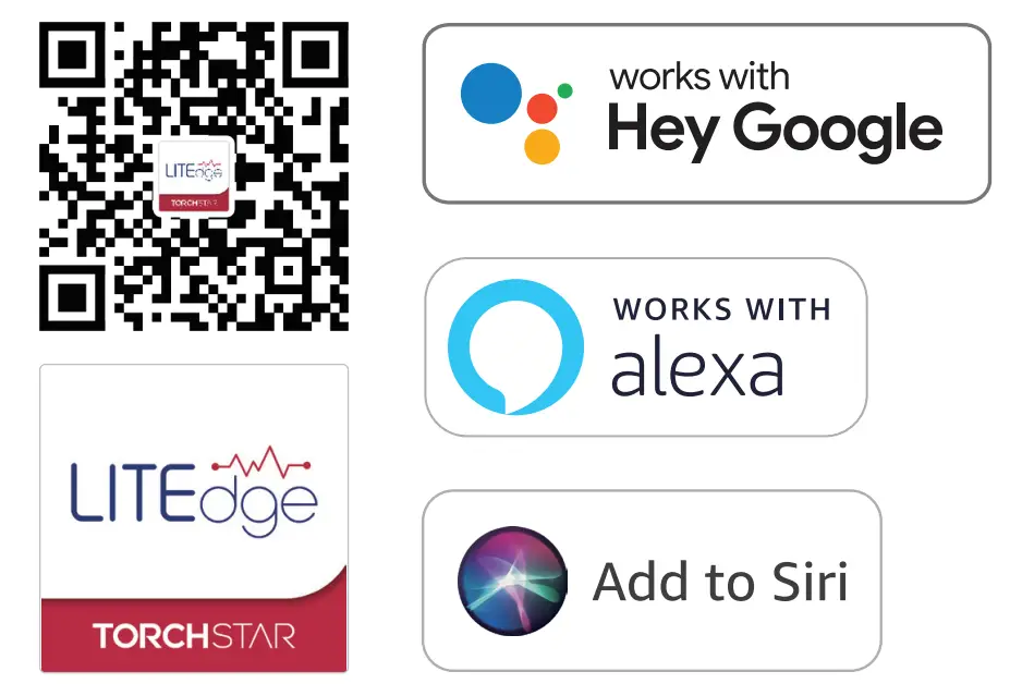 LeonLite NebulaBeam 4 Heads Spot Lights  - Qr