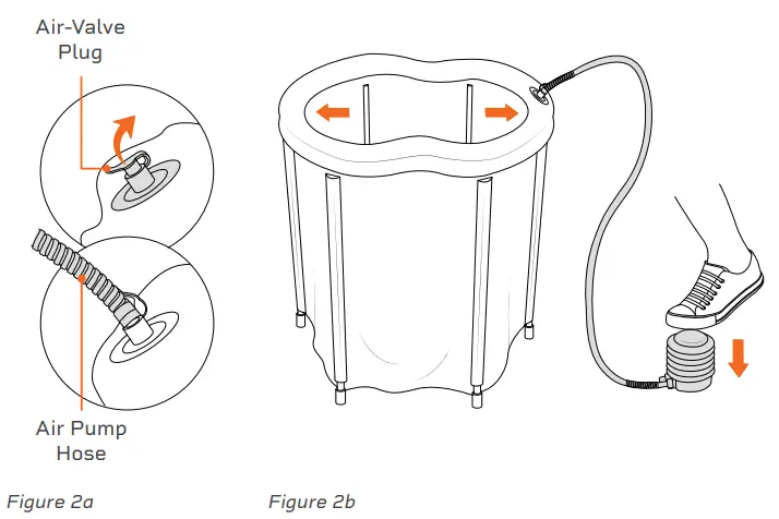 Lifepro AllevaChill Recovery Ice Tub - HEADREST