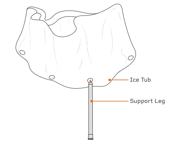Lifepro AllevaChill Recovery Ice Tub - LEGS