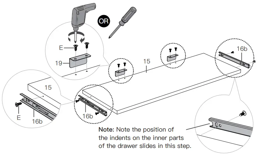 Assembling the Keyboard Tray
