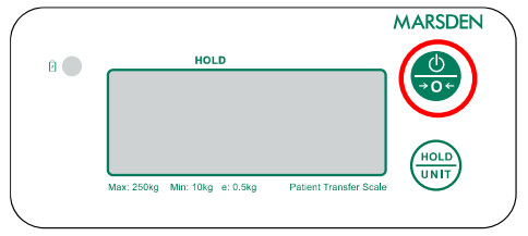 MARSDEN M 999 Patient Transfer Scale - Operation 1