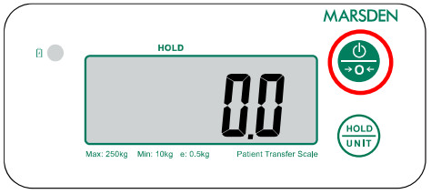 MARSDEN M 999 Patient Transfer Scale - Operation 2