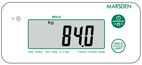 MARSDEN M 999 Patient Transfer Scale - Operation 3