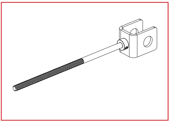 MASTER MFG UTVBR-M Adjustable Hitch Receiver Boom Mount Kit - Clamp