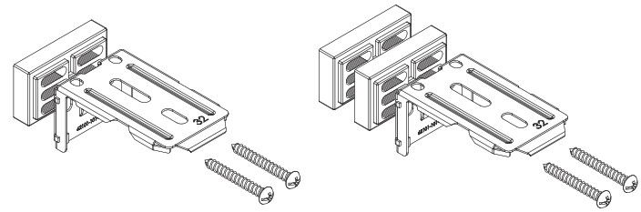 MCS1 B Motorized Cellular Shade - MOUNTING INSTALLATION BRACKETS 5