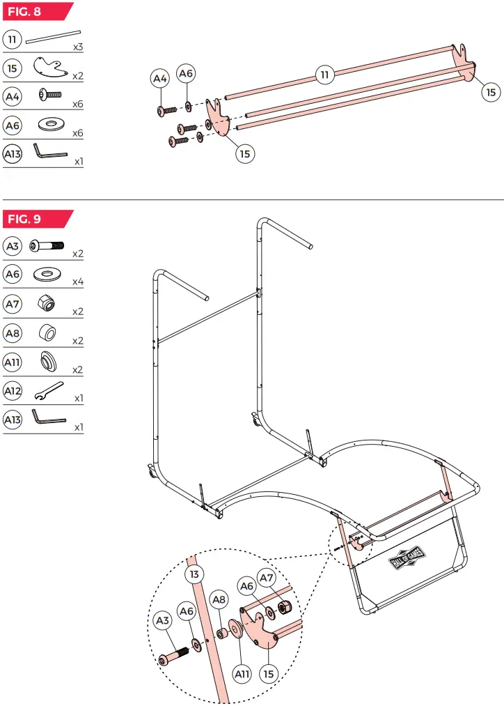 MD SPORTS BG138Y22001 Extra Long Shot EZ Fold Premium Arcade Basketball Game - Figure 10