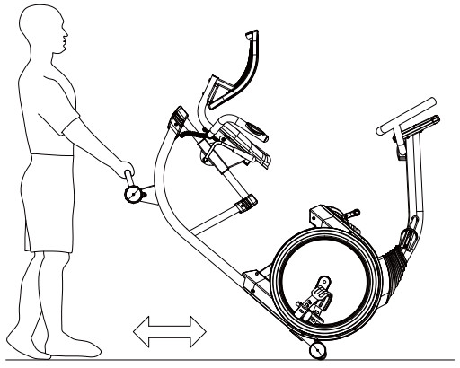 MERACH MR-S19 High End Recumbent Exercise Bike - Machine Movement