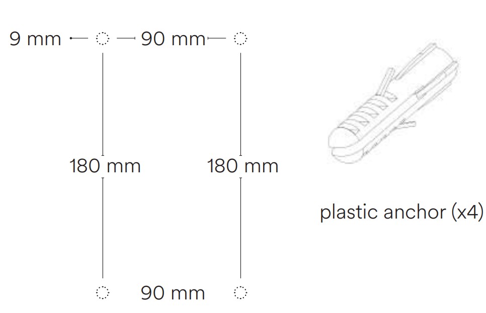 MERLYN MIND Symphony Classroom Wall Mount - assembly 1